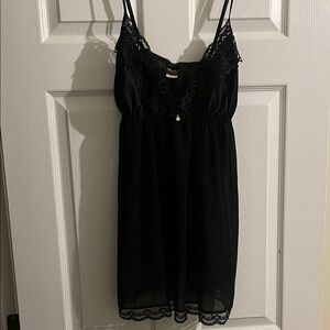 Black Lace Babydoll Chemise
